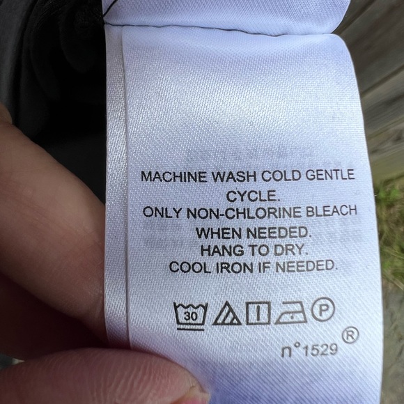 RALPH LAUREN Little Black Cocktail Dress Ruched waist Split Sleeve size 8 - Picture 10 of 13